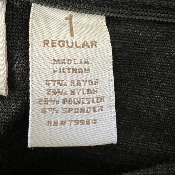 Chicos Womens Ultimate Fit Ponte Flare Leg Pants Gray Heather Pull On size 8 - Picture 9 of 12